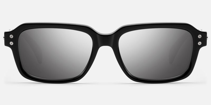 Anacortes - Mirrored Black Guitar Temple Shades | Vooglam
