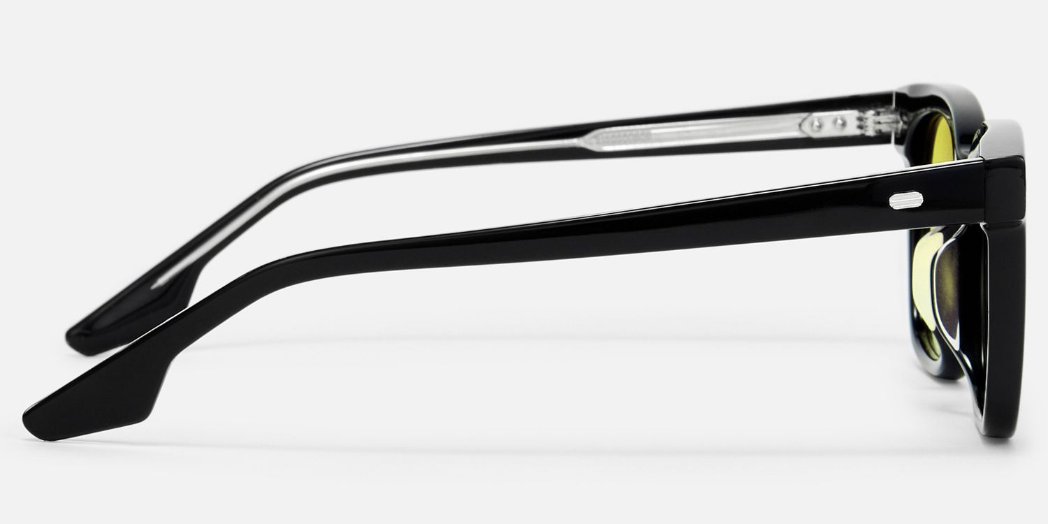 Aubrey - Square Black Sunglasses product detail 3