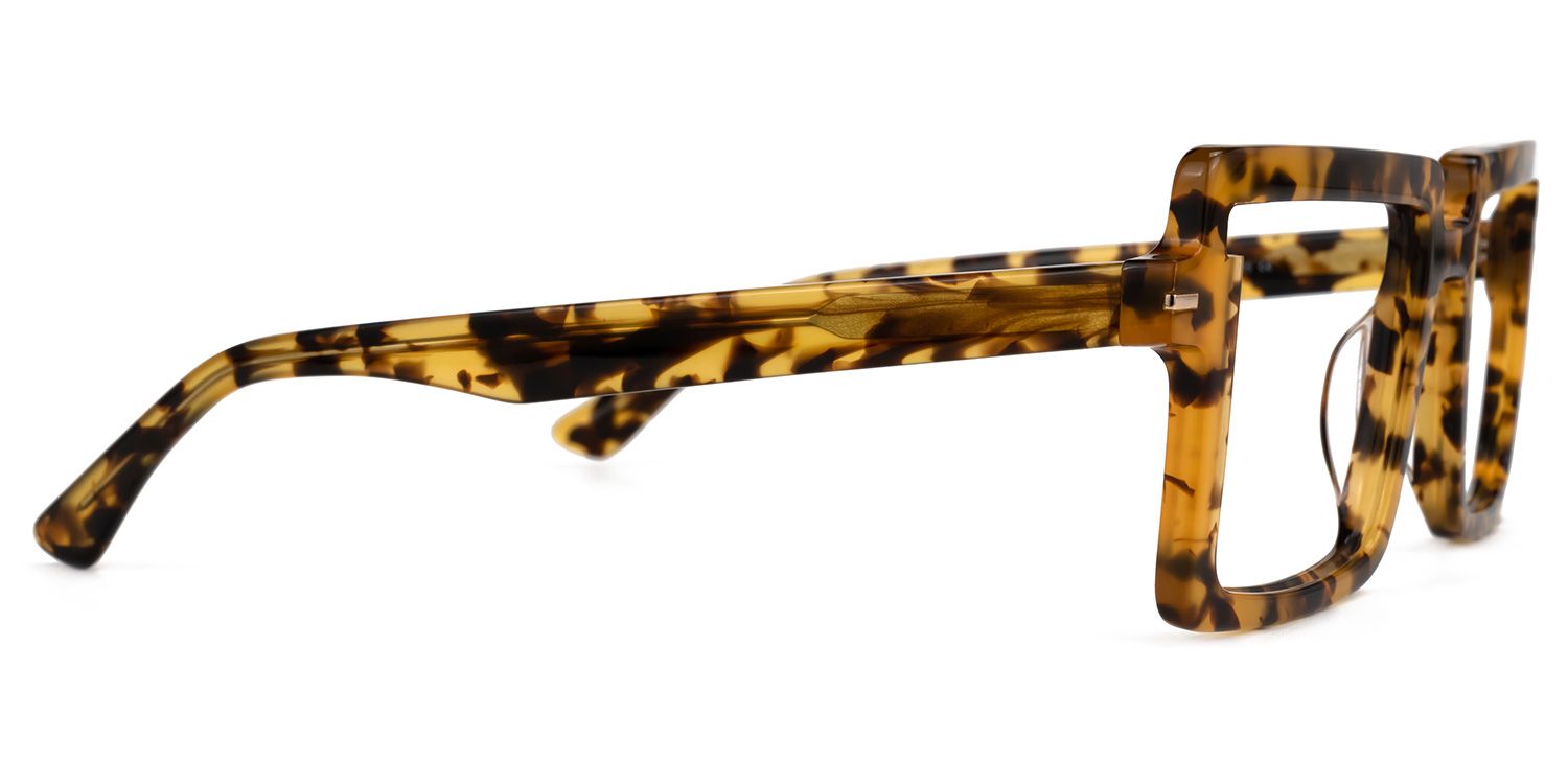 Efthymia - Square Tortoise Eyeglasses | Vooglam 4