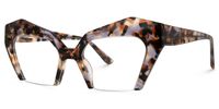 Aeneas - Cat Eye Tortoise Eyeglasses | Vooglam Front View