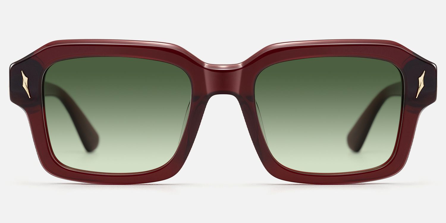 Blindspot - Square Red Sunglasses product detail 2