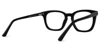 Adsila - Square Black Eyeglasses - 4