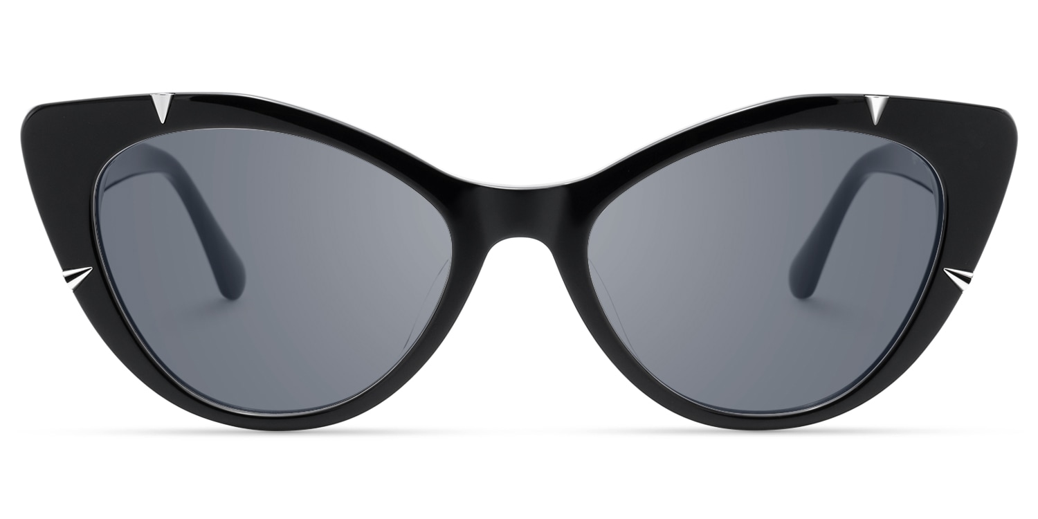 Slay - Cat Eye Black Sunglasses - 1