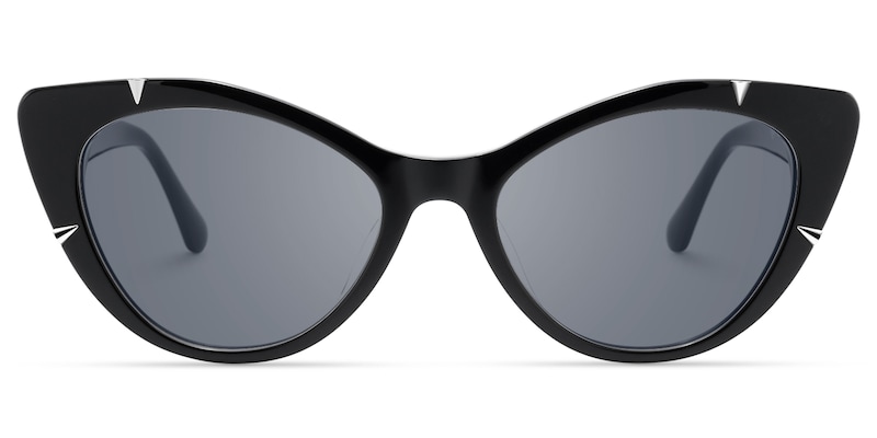 Slay - Cat Eye Black Sunglasses