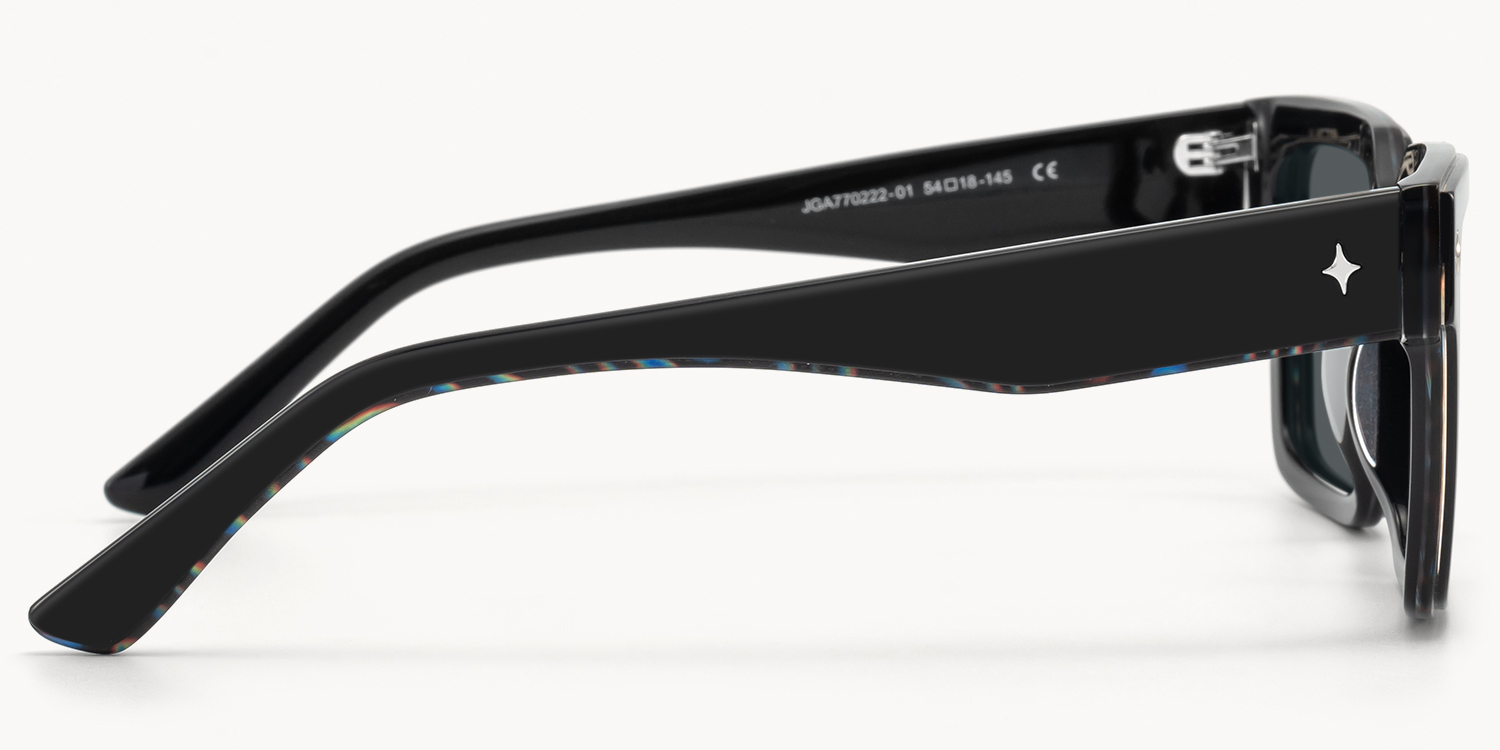 Havok - Rectangle Black Sunglasses - 3