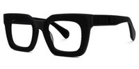 Delgado - Rectangle Black Eyeglasses | Vooglam Front View