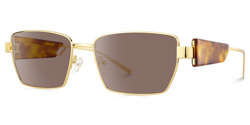 Rogue - Rectangle Gold Sunglasses