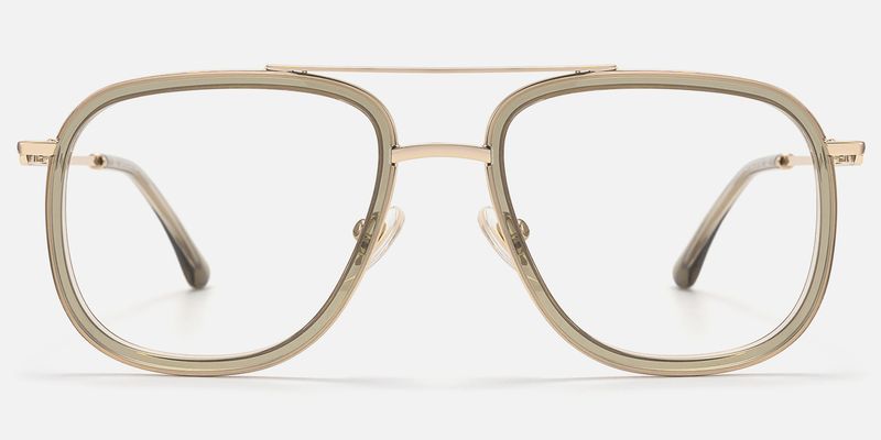 Breeze - Aviator Silver Eyeglasses