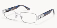 Cypher - Rectangle Silver Eyeglasses - 4