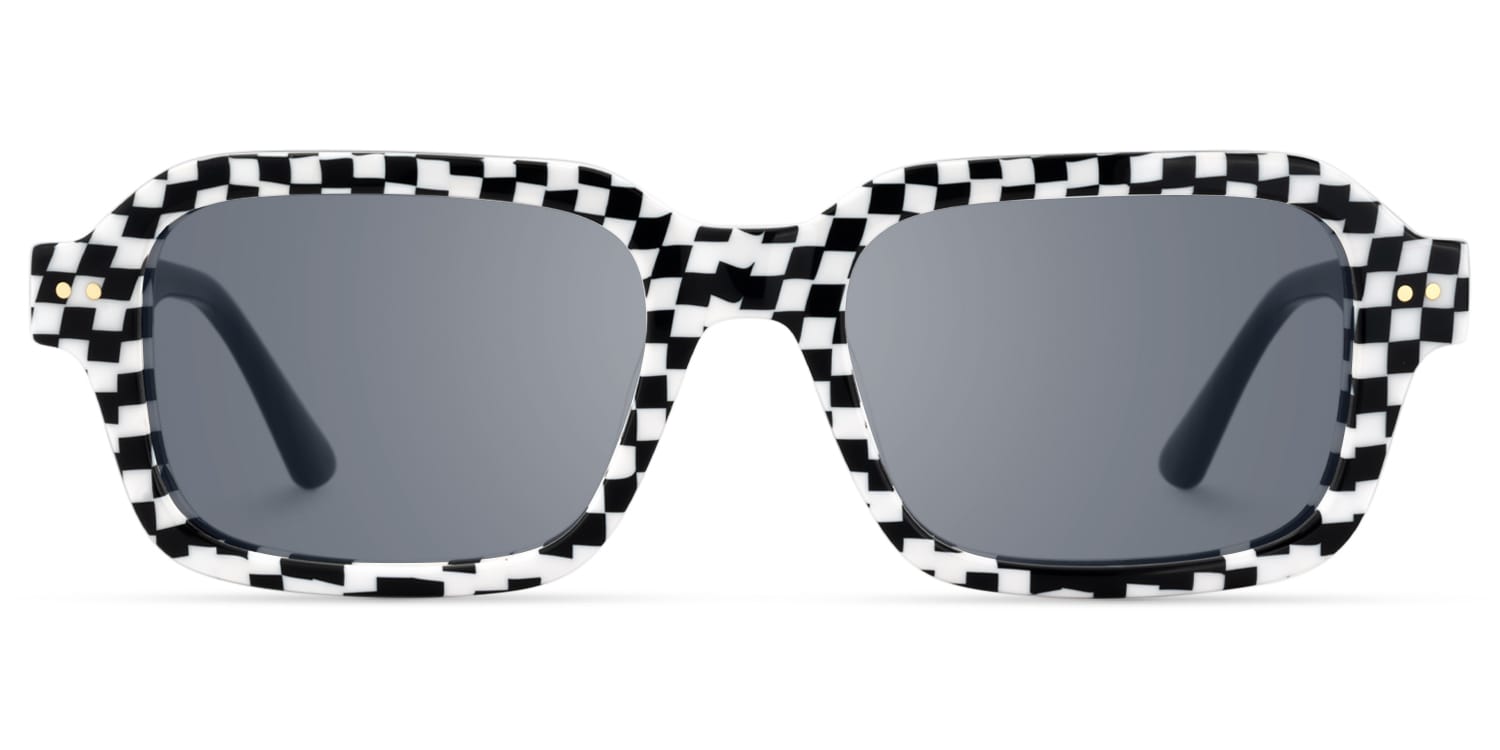 Narges - Rectangle Pattern Sunglasses - 1