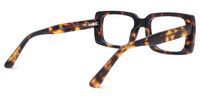 Eirwyn - Rectangle Tortoise Eyeglasses | Vooglam Side View