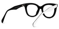 Feivel - Cat Eye Black Eyeglasses | Vooglam Side View