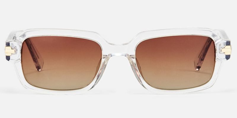 Zephyr - Rectangle Transparent Sunglasses