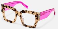 Vaeda - Bold Square Tortoise Eyeglasses
