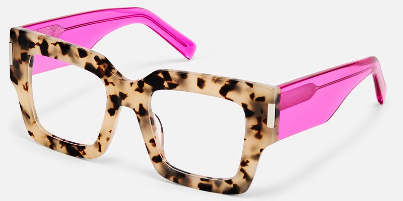 Vaeda - Bold Square Tortoise Eyeglasses