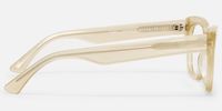 Starlina - Rectangle Champagne Eyeglasses | Vooglam Side View