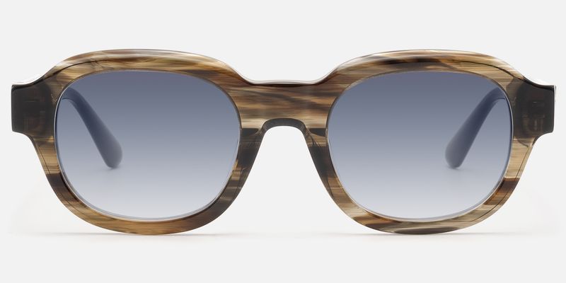 Eerie - Wood Grain Blue Gray Gradient Shades | Vooglam