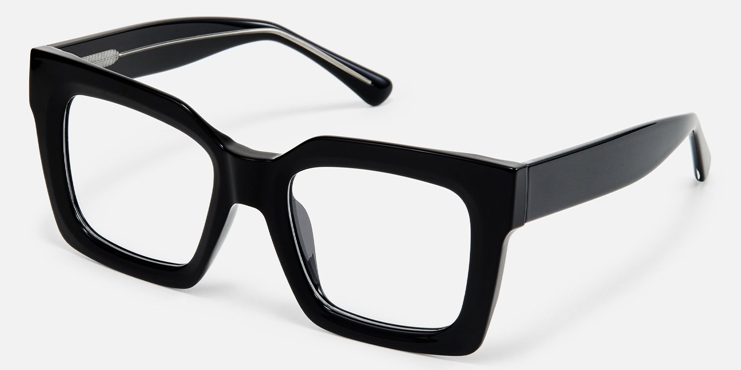 Pacheco - Bold Chunky Oversized Square Glasses | Vooglam Front View