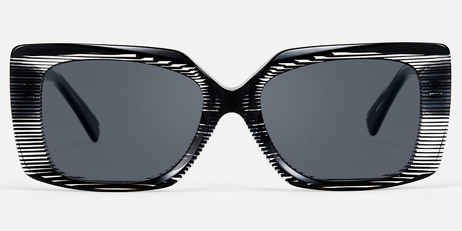 Stratus - Rectangle Black Sunglasses product detail 2