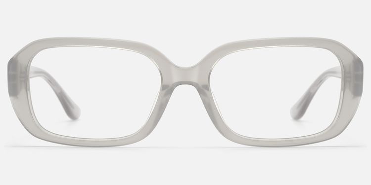 Mies - Translucent Silver Glasses with Screw Deco | Vooglam