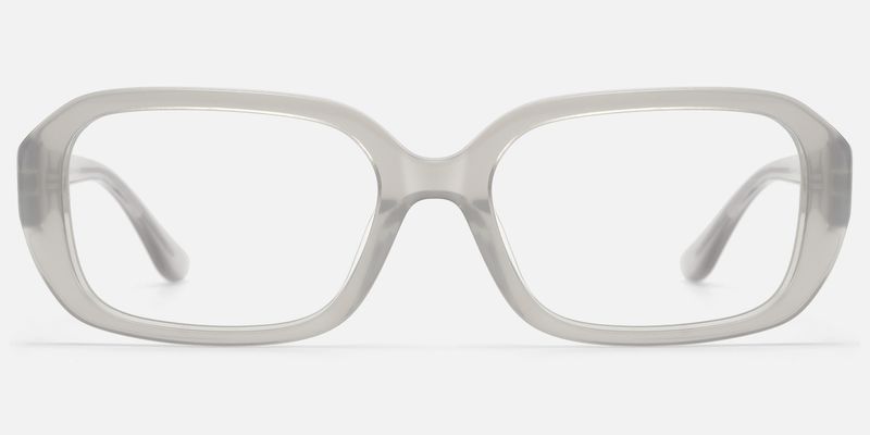 Mies - Translucent Silver Glasses with Screw Deco | Vooglam