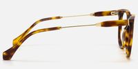 Bask - Square Tortoise Eyeglasses | Vooglam Side View