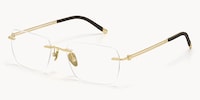 Glaze - Rectangle Gold Eyeglasses - 2