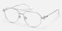 Aegis - Aviator Silver Eyeglasses