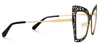 Darielle - Square Black Eyeglasses | Vooglam 