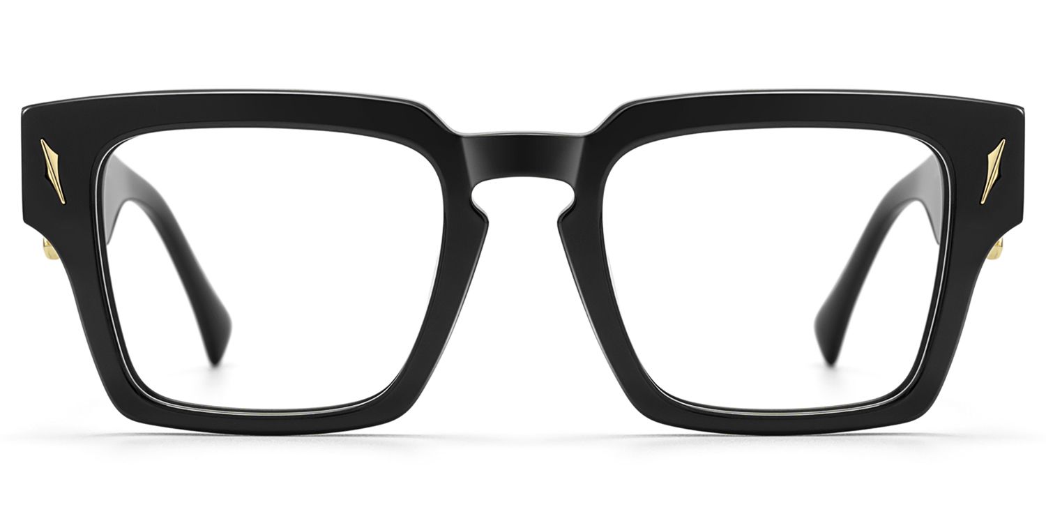 Stiletto - Rectangle Black Eyeglasses | Vooglam Product Details 1