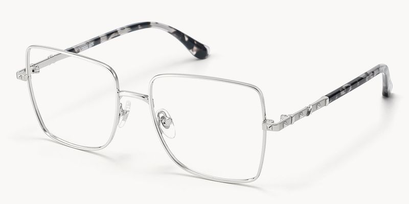 Devereu - Square Silver Eyeglasses