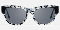 Fusion - Cat Eye Pattern Sunglasses | Vooglam Angle View