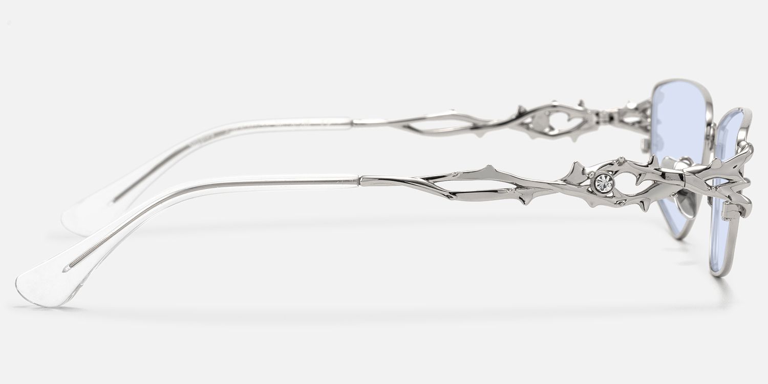 Spine - Geometric Silver Sunglasses product detail 3