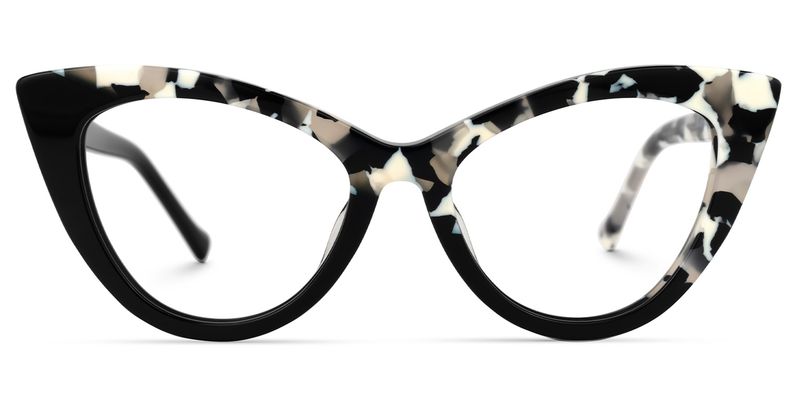 Antoinette - Cat Eye Black/Tortoise Eyeglasses