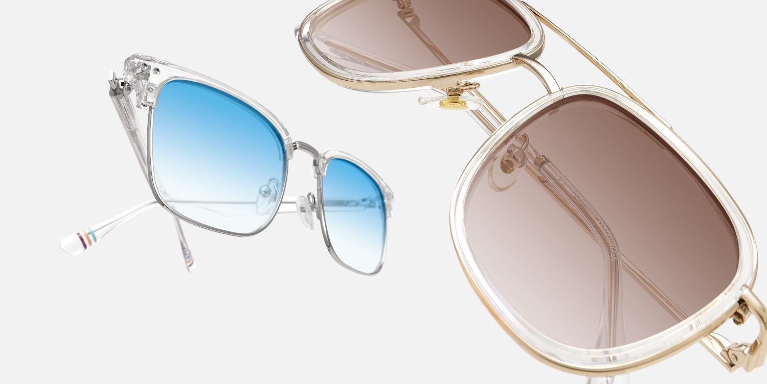 vooglam two light tint gradient lenses sunglasses