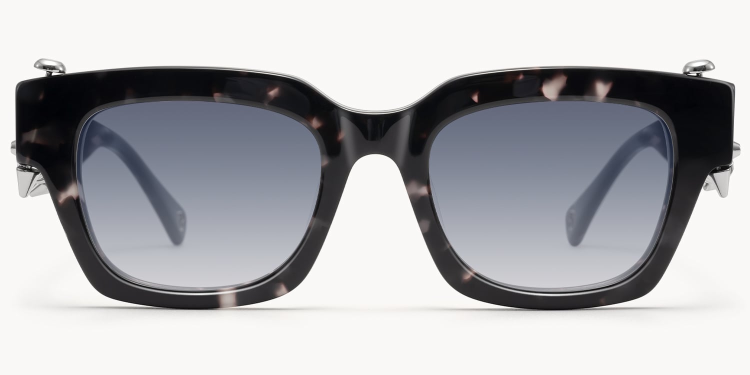 Sabrina - Rectangle Tortoise Sunglasses - 1
