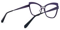 Eleuterio - Butterfly Purple Eyeglasses | Vooglam Side View