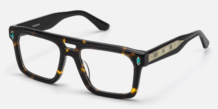 Bastion - Tortoise Aviator Glasses | Vooglam