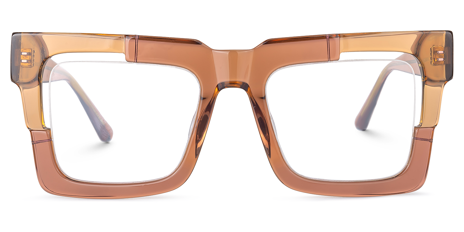 Eliora - Square Brown Eyeglasses product detail 2