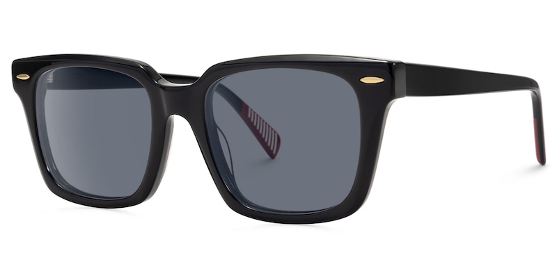 Valor - Square Black Sunglasses