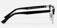 Paley - Browline Black Eyeglasses | Vooglam Side View