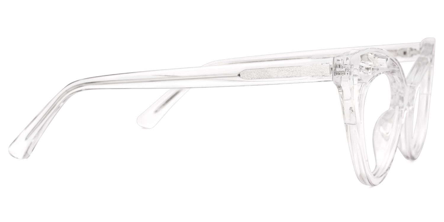 Ilyssa - Cat Eye Crystal Eyeglasses | Vooglam 4