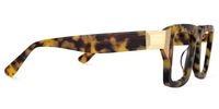 Emanita - Rectangle Tortoise Eyeglasses | Vooglam