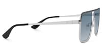 Padraic - Aviator Silver Sunglasses - 5