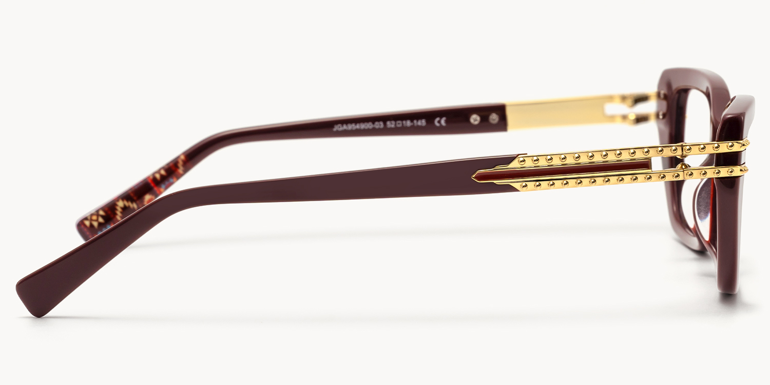Nomad - Cat eye Red Eyeglasses - 6