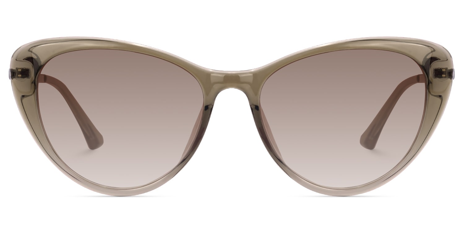 Kailano - Cat Eye Champagne Prescription Sunglasses - 1