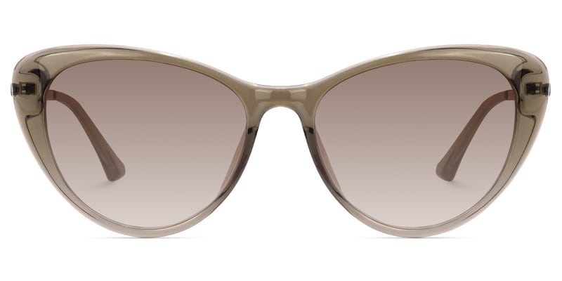 Kailano - Cat Eye Champagne Prescription Sunglasses