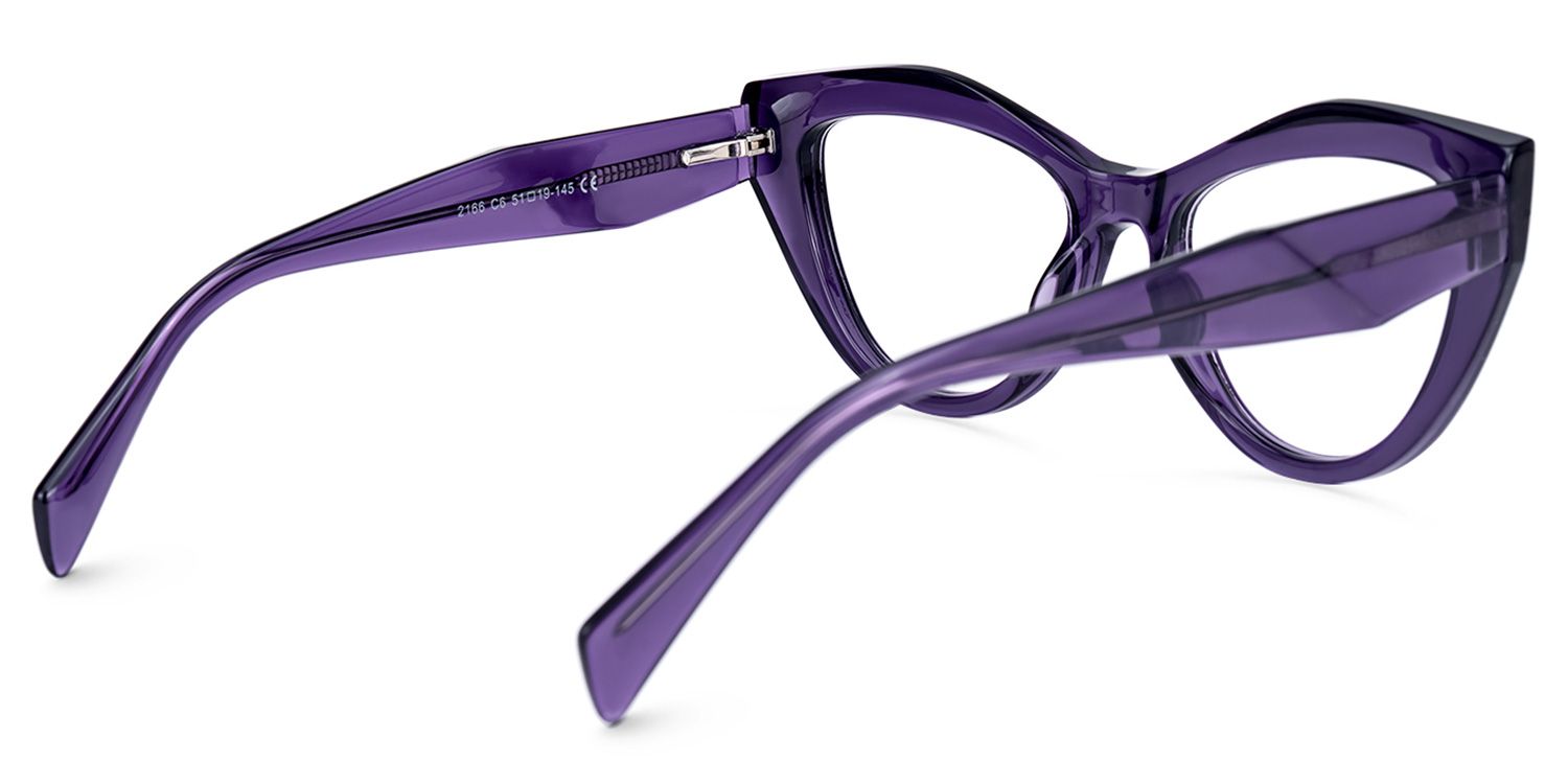 Fantine - Cat Eye Purple Eyeglasses product detail 3