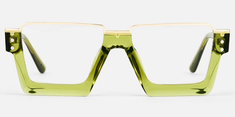 Dardhan - Rectangle Green Eyeglasses