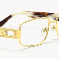 Cypher - Rectangle Gold Eyeglasses - 6
